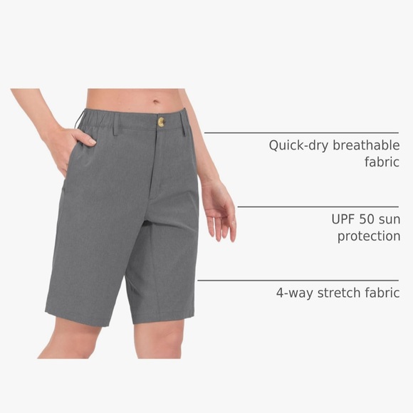 Little Donkey Gray Andy Quick Dry Bermuda shorts size XL - Picture 9 of 9